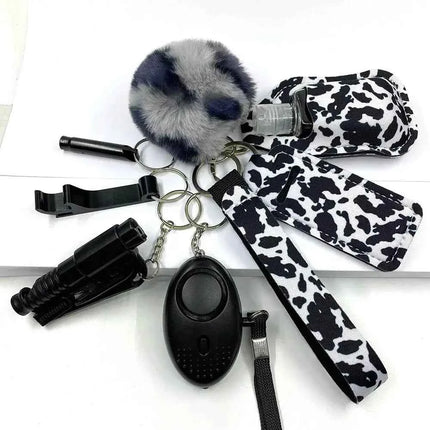 Empowering Self Defense Keychain Set For Women Quick Access Daily Safety
