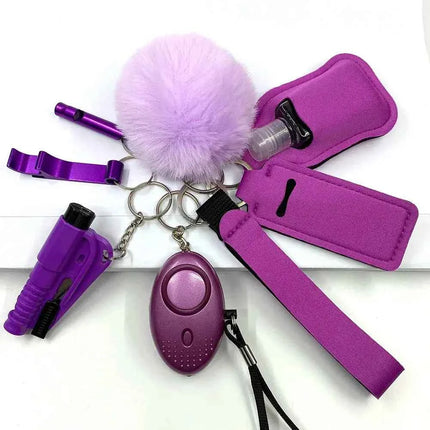 Empowering Self Defense Keychain Set For Women Quick Access Daily Safety