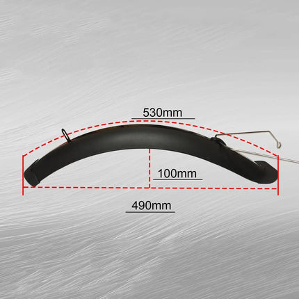 Rugged Bike Mud Guards Front Rear Set Durable PP Material For Clean Rides