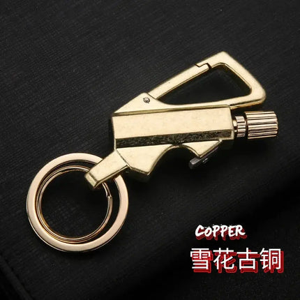 Outdoor Portable Match Keychain Lighter Metal Camping Tool - GetGadgets