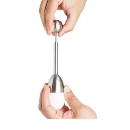 Stainless Steel Boiled Egg Topper Shell Top Knocker Opener   Kitchen Tool Cutter   Accessories  Gadget - GetGadgets