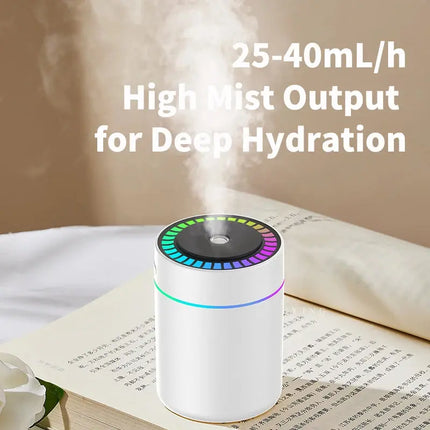 Powerful and Efficient Air Humidifier 180ML Aromatherapy Aroma Diffuser Essential Oil with Colorful Lights for Home Car Bedroom - GetGadgets