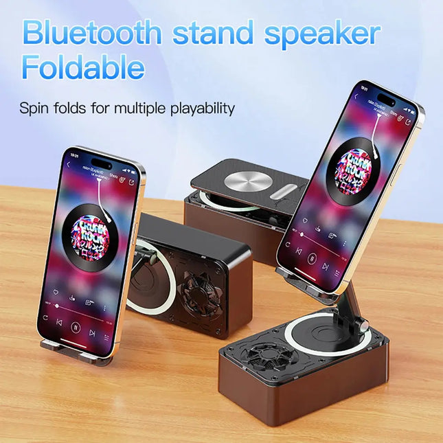 Three In One Phone Holder Stand With Bluetooth Speaker - GetGadgets