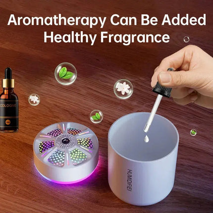 Powerful and Efficient Air Humidifier 180ML Aromatherapy Aroma Diffuser Essential Oil with Colorful Lights for Home Car Bedroom - GetGadgets