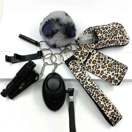 Empowering Self Defense Keychain Set For Women Quick Access Daily Safety