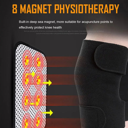 Loogdeel Self Heating Knee Pads Magnetic Therapy Adjustable - GetGadgets