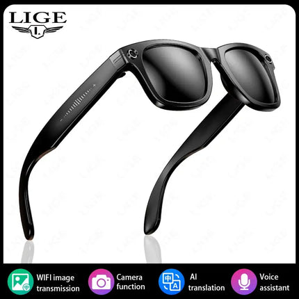 AI Camera Glasses 8MP Bluetooth Sunglasses for Creators - GetGadgets