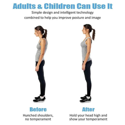 Smart Correction Belt Sensor Orthosis Invisible Reminder Adult & Child Sitting Posture Hunchback Back Smart Posture Corrector