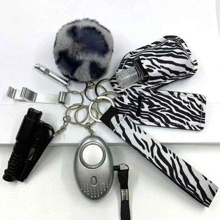 Empowering Self Defense Keychain Set For Women Quick Access Daily Safety
