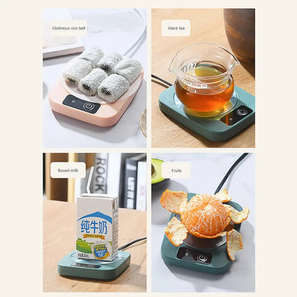 Wireless Coffee Mug Warmer Coaster USB Powered For Desk Use - GetGadgets