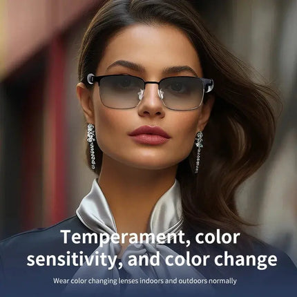 CLLOIO UV400 Photochromic Wireless Bluetooth Glasses Tech - GetGadgets
