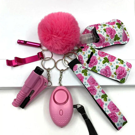 Empowering Self Defense Keychain Set For Women Quick Access Daily Safety GetGadgets