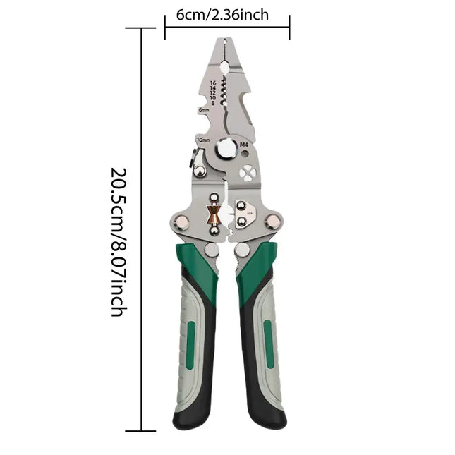 SIKE Foldable Wire Stripper Pliers For DIY Multifunctional - GetGadgets