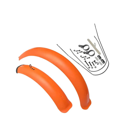 Rugged Bike Mud Guards Front Rear Set Durable PP Material For Clean Rides