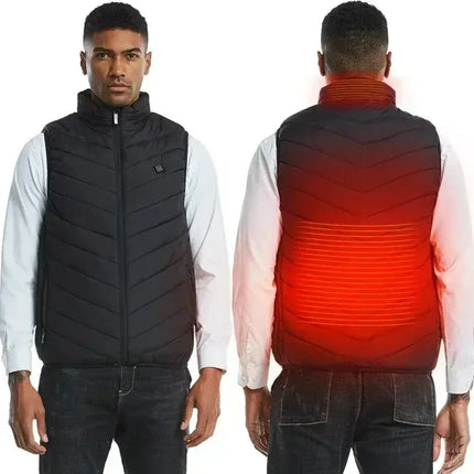 Slim Fit USB Verwarmd Vest voor Winter - GetGadgets