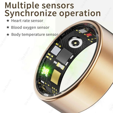 Smart Ring Newest Intelligent Wearable Device For Men Women Bluetooth Heart Rate Sleep Health Monitor Waterproof for IOS Android - GetGadgets