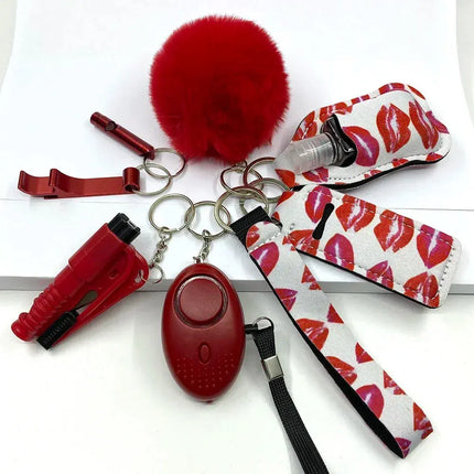 Empowering Self Defense Keychain Set For Women Quick Access Daily Safety GetGadgets
