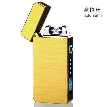 Portable Windproof USB Double Arc Lighter Touch Sensor - GetGadgets