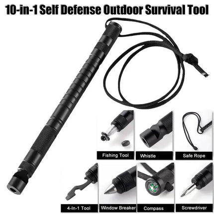 Ten In One Portable Self Defense Pen For Outdoor Safety - GetGadgets