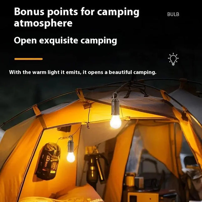 Ultimate LED Camping Hanging Lamp With Rechargeable Battery For Clear Campsite Illumination - GetGadgets