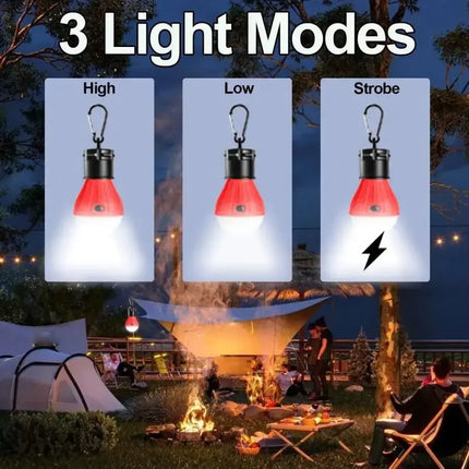 Brilliant Portable Camping Lamp With 180 Lumen LED And Three Light Modes For Bright Campsites - GetGadgets