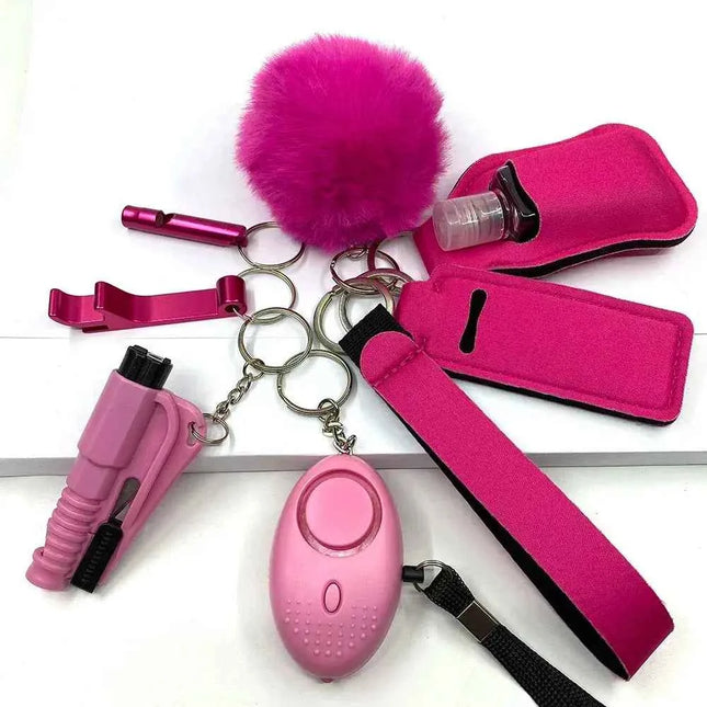 Empowering Self Defense Keychain Set For Women Quick Access Daily Safety