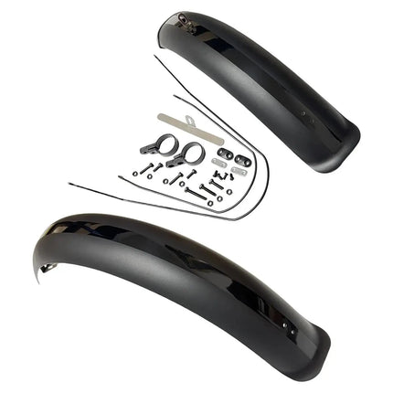 Rugged Bike Mud Guards Front Rear Set Durable PP Material For Clean Rides