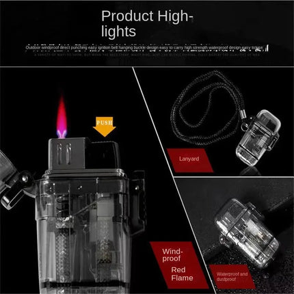 Waterproof Plasma Lighter Pink Flame Cartoon Camping Gear - GetGadgets