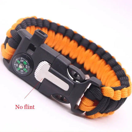Outdoor Paracord Survival Bracelet Men Women Emergency - GetGadgets