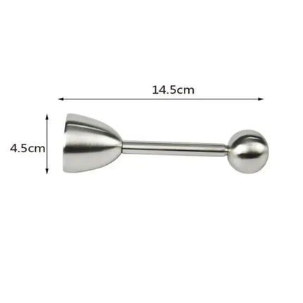 Stainless Steel Boiled Egg Topper Shell Top Knocker Opener   Kitchen Tool Cutter   Accessories  Gadget - GetGadgets