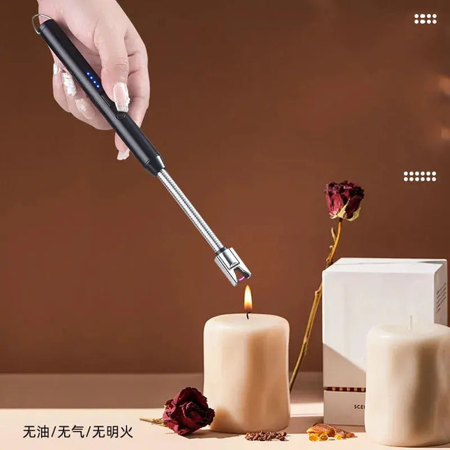 Portable USB Lighter With Windproof Arc Pulse Ignition - GetGadgets