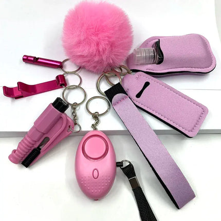 Empowering Self Defense Keychain Set For Women Quick Access Daily Safety GetGadgets