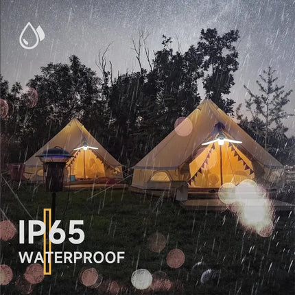 Powerful Rechargeable Solar Camping Lamp With 60 LED Lights For All Night Illumination - GetGadgets