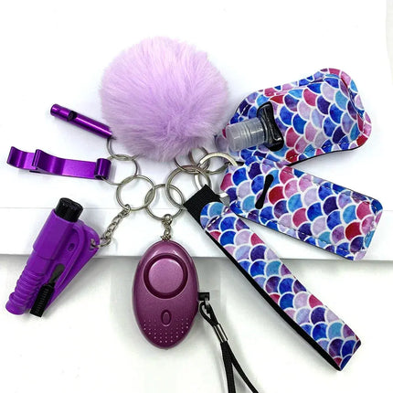 Empowering Self Defense Keychain Set For Women Quick Access Daily Safety GetGadgets