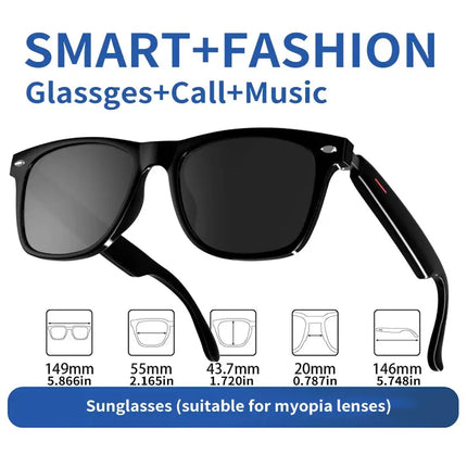 Smart Bluetooth Glasses Sunglasses For Music And Phone Calls - GetGadgets