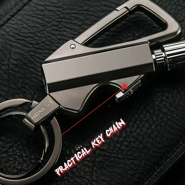 Outdoor Portable Match Keychain Lighter Metal Camping Tool - GetGadgets