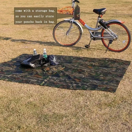 Ultimate Waterproof Poncho Ripstop Nylon For Adventurers Keeps You Dry All Day Outdoors - GetGadgets