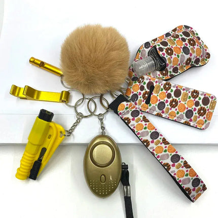 Empowering Self Defense Keychain Set For Women Quick Access Daily Safety GetGadgets