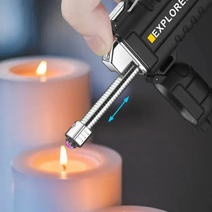 USB Type C Waterproof Lighter Arc Plasma 360 Rotate Outdoor - GetGadgets