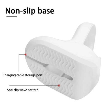 Powerful Silicone Charging Stand For Apple Watch With Anti Slip Base And Cable Organizer That Keeps Desk Neat - GetGadgets