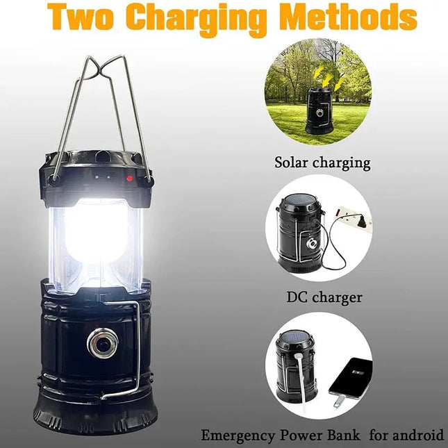 Powerful Solar LED Flashlight Telescopic Always Ready - GetGadgets