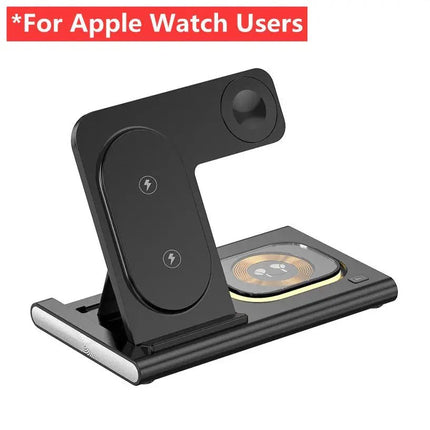Powerful Foldable 3in1 Fast Charger For iPhone Apple Watch AirPods With 30W Faster Charging - GetGadgets