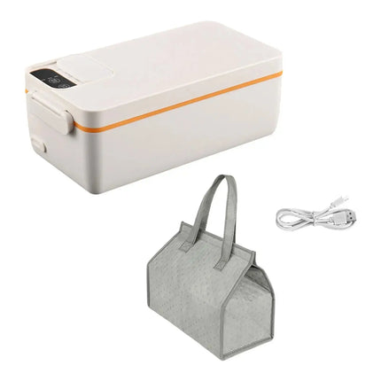 Wireless Self Heating Lunch Box 304 Stainless Steel 40W - GetGadgets