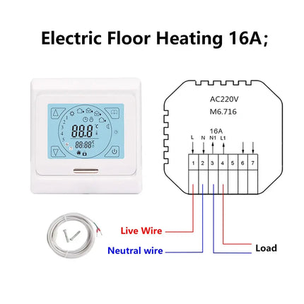 MAXKOSKO Electric Floor Heating Kit With Thermostat System - GetGadgets