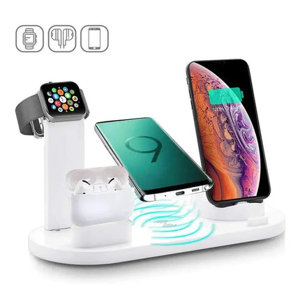 Powerful 7-In-1 Wireless Charger For Apple Devices With Fast Charging And Simultaneous All In One Convenience - GetGadgets