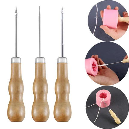 Candle Making Punch Tool Round Hole Cone For Silicone Molds - GetGadgets