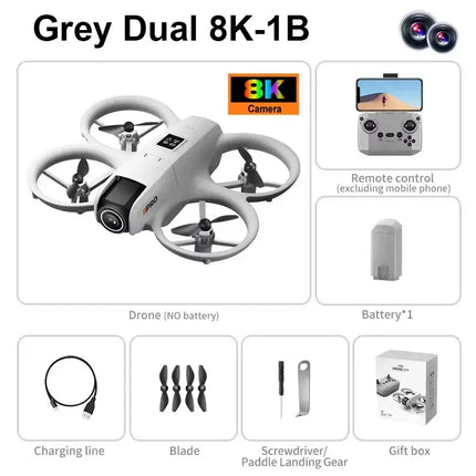 Xiaomi V66 Mini RC Aerial Drone 8K Professinal Wide Angle HD Camera Foldable Obstacle Avoidance Helicopter High Drone Toy New - GetGadgets