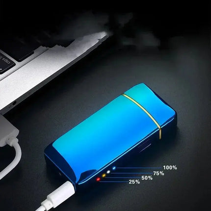 New Electric Lighter USB Charging Windproof Double Arc - GetGadgets