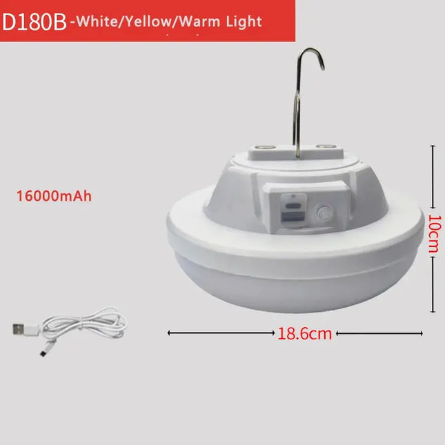 Rechargeable Magnetic Hanging Camping Light Multi-Functional Emergency Cabinet Lamp Indoor Outdoor Survival Lighting - GetGadgets