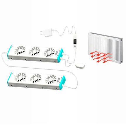 Smart Radiator Ventilator Set 5V Energy Saving Solution - GetGadgets